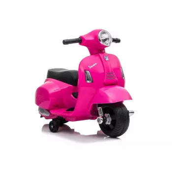 LEAN CARS Różowy Elektryczny Skuter Vespa GTS 300 Mini