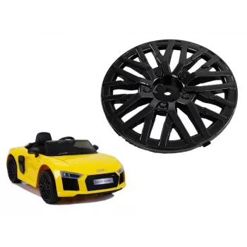 LEAN CARS Nakładka do samochodu elektrycznego Audi R8 Czarny