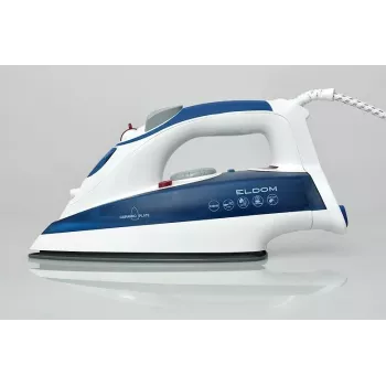 Eldom DA36 Press Żelazko parowe - Niebieskie, 2200W, Ceramiczna stopa