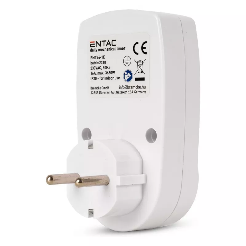 ENTAC Mechaniczny Minutnik 24h 24 Programy
