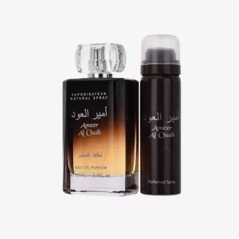 Lattafa Duo Ameer Al Oudh Eau de Parfum 100ml + Perfumed Spray 50ml Zestaw Prezentowy