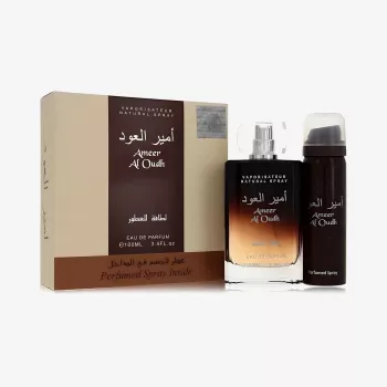 Lattafa Duo Ameer Al Oudh Eau de Parfum 100ml + Perfumed Spray 50ml Zestaw Prezentowy