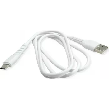 BIOND USB-A do USB-C 1m Biały Kabel z Recyklingowanego Plastiku - Ładowanie i Dane