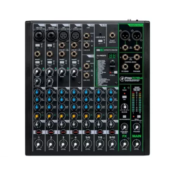 Mackie ProFX10v3 Analog Mixer with USB, 10-Channel, Onyx Preamps, GigFX Effects