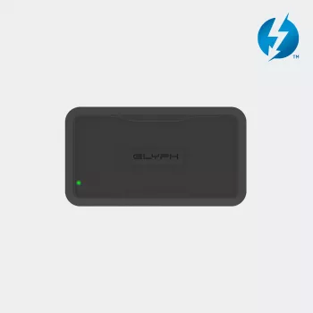 Glyph Atom PRO 4 TB USB-C Thunderbolt 3 Portable SSD - Czarny