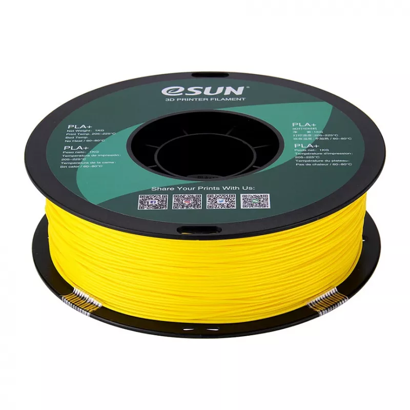 ESUN PLA+ 1.75mm Yellow 1kg