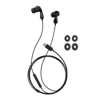 Baseus Encok CZ20 Słuchawki douszne przewodowe USB-C - Czarny