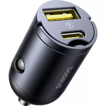 Baseus Tiny Star 30W USB-A USB-C Ładowarka ścienna Czarny