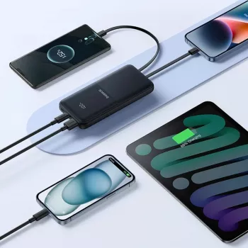 Baseus Lipow 10000 mAh 22.5W Power Bank Czarny