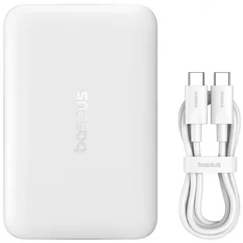 Baseus EnerFill FM11 Ultra-Mini 10000 mAh 22.5W MagSafe Kompatybilny Power Bank Biały