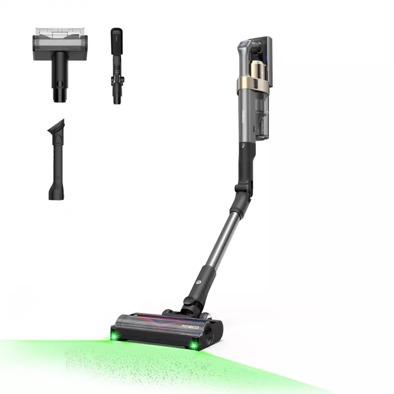 Tineco Pure One A90S Bezprzewodowy Odkurzacz Pionowy z Technologią iLoop Smart Sensor, 120 AW, 40 Min Czasu Pracy, Filtr HEPA, Wyświetlacz LED