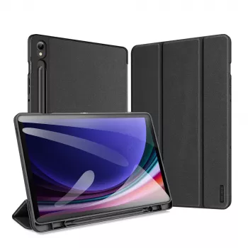 Dux Ducis Domo Folio Case with Smart Sleep for Samsung Galaxy Tab S9 - Black