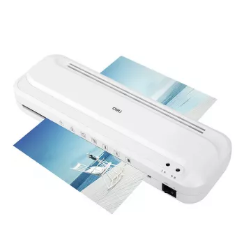 Deli E2132 A4 Laminator biurowy - na gorąco i zimno, 250 mm/min, 2 rolki