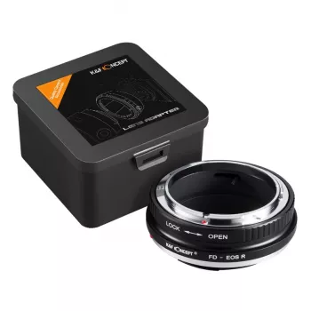 K&F Concept Lens Mount Adapter Canon FD do Canon RF (Czarny)