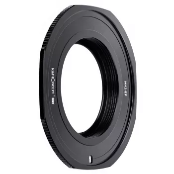 Adapter mocowania obiektywu K&F Concept PRO Canon EOS EF/EF-S do korpusu aparatu M42 - Czarny