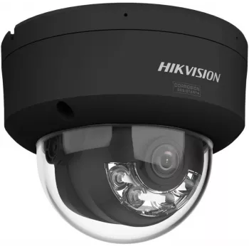 Hikvision DS-2CD2187G3-LIS2UY 2.8mm Czarna 8 MP Smart Hybrid Light z ColorVu Stała Minikopułka