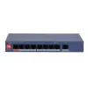 DAHUA CS4009-8ET1GT-60 Zarządzalny przełącznik L2 z 8 portami PoE i 1 portem Gigabit uplink, budżet PoE 60W