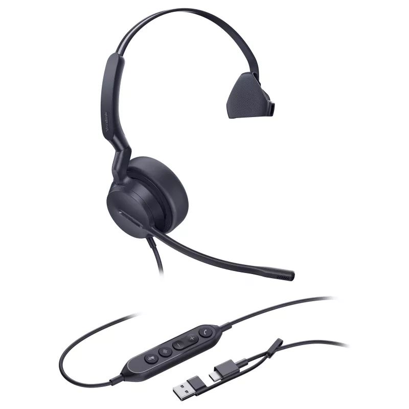 Yealink Headset UH 44 Mono USB-C/A