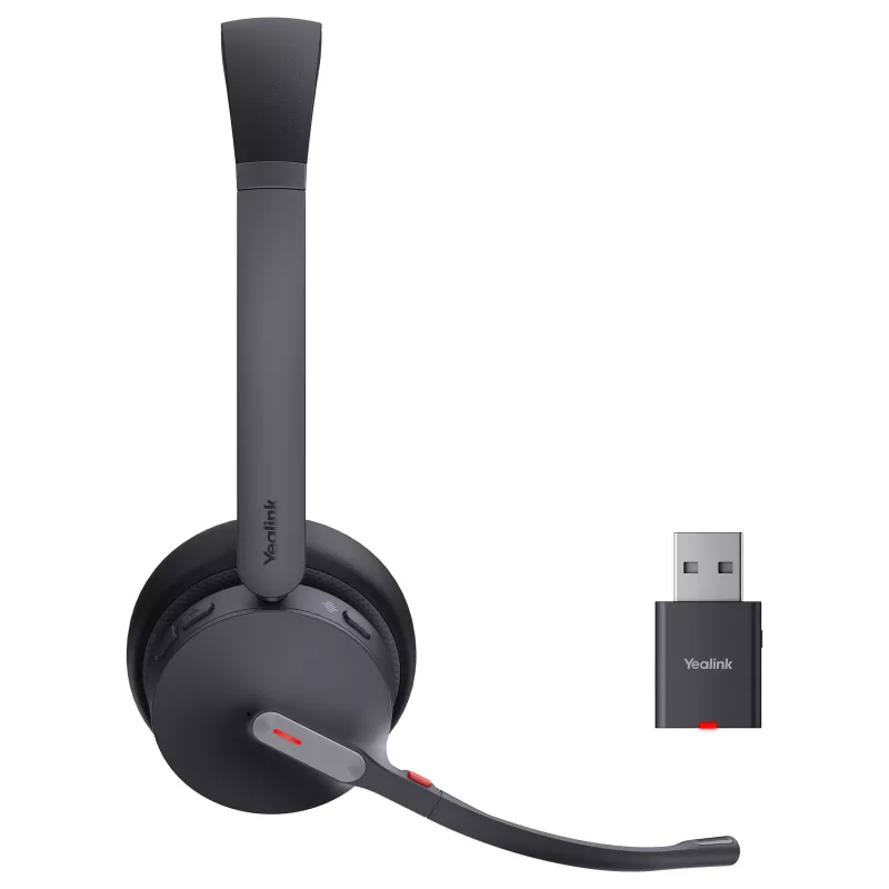 Yealink Headset WH64 Hybrid Dual z podstawką ładującą