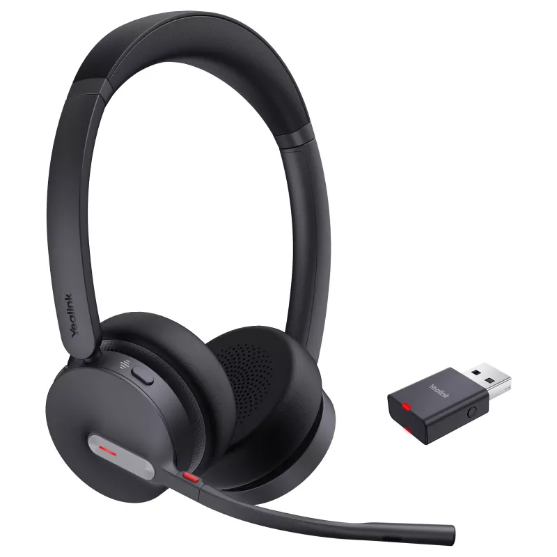 Yealink Headset WH64 Hybrid Dual z podstawką ładującą