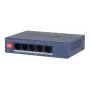 DAHUA CS4005-4GT-36 Zarządzalny przełącznik L2 Gigabit Ethernet z 4 portami PoE+ 36W, montaż na biurko/ścianę