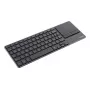 Rapoo E2810M Bezprzewodowa Ultra-Smukła Klawiatura Multimedialna z Touchpadem, QWERTZ, Czarny