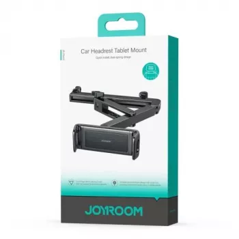 Joyroom JR-ZS433 Uchwyt samochodowy na zagłówek do smartfonów i tabletów - Czarny