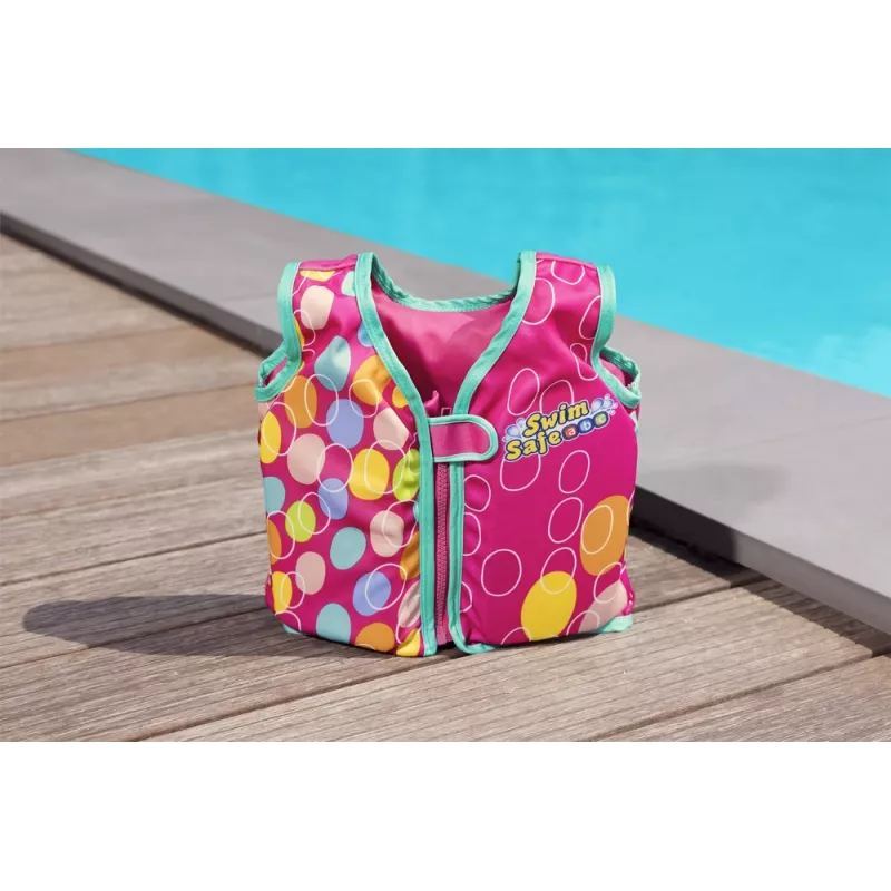 Bestway 32176 Kamizelka pływacka różowa 51 cm