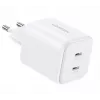 Ugreen GaN 45W 2xUSB-C Wall Charger - Biały
