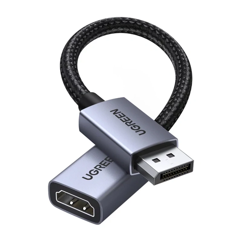 Ugreen DisplayPort to HDMI Adapter Cable 4K 30Hz Unidirectional Black 1.5m