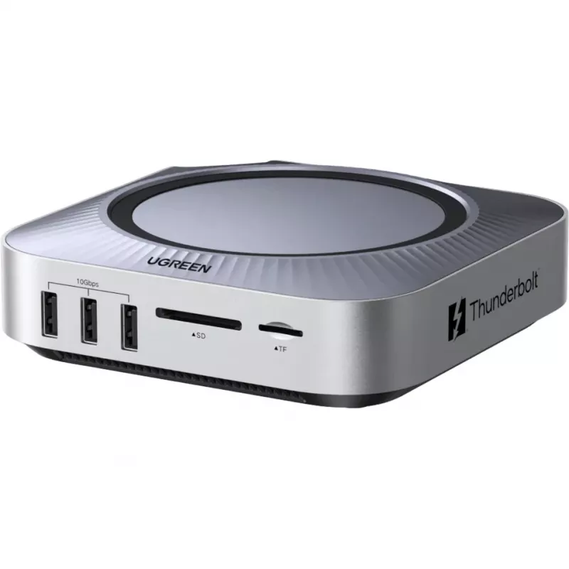 UGREEN Maxidok 10-in-1 Mac Mini Thunderbolt 5 Docking Station for M4/M4 Pro
