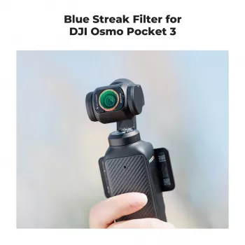 KF Filtr Blue Streak Anamorphic Filter + Tempered Glass Screen Protector 2-in-1 do DJI Osmo Pocket 3 / 4