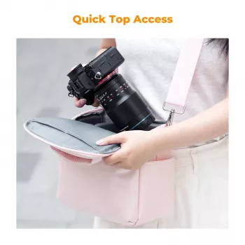 Torba Sling K&F Concept KF13.179V3 do DSLR, Bezlusterkowca, Drona, Gimbal - Beżowy