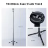 K&F Concept X97-C Selfie Stick Statyw 180 cm z MagSafe Magnetycznym Uchwytem i Pilotem Bluetooth (Czarny)