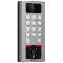 Hikvision DS-K1T502DBWX-CQR Terminal rozpoznawania twarzy z 7-calowym ekranem dotykowym, kamerą 2 MP z podwójnym obiektywem, czytnikiem linii papilarnych, kartą Mifare, PIN, Wi-Fi, IP65, IK08
