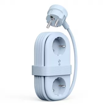 ORICO AP3 65W GaN Power Strip 6-in-1, 2x AC + 2x USB-A + 2x USB-C, Niebieski