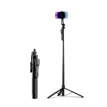 ORICO SPM215 Selfie Stick Tripod z Bluetooth 5.2, obrót 360°, mocowanie 1/4 cala, wysuwany do 72 cm, czarny