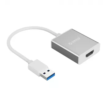 ORICO UTH USB-A 3.0 do HDMI Adapter - Srebrny