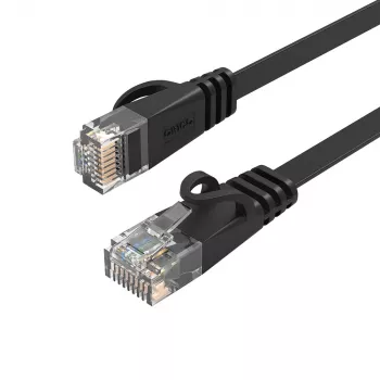 ORICO PUG-C7B CAT7 Ethernet Cable 10Gbps RJ45 Flat LAN Internet Cable 15m - Black