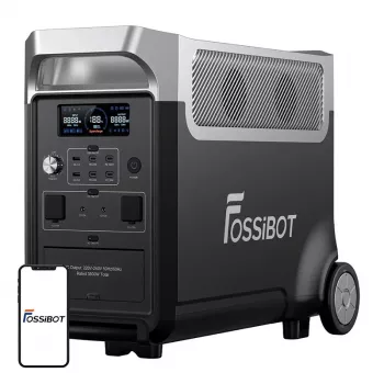 FOSSIBOT F3600 Pro 3600W Przenośna Stacja Zasilania (Czarny)