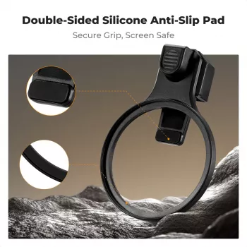 K&F Concept Smartphone Filter Clip 67mm Black