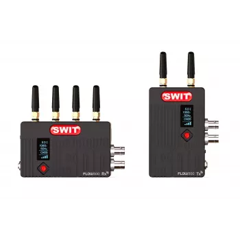 SWIT ELECTRONICS FLOW500 - System bezprzewodowej transmisji wideo Full-HD z odbiornikiem i nadajnikiem - 10,2 cm