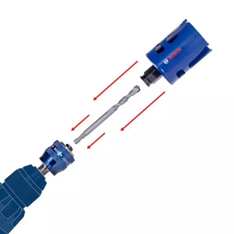 Bosch 2608902035 Power Change Plus Adapter do otwornic Trzpień 11 mm Hex 1 szt.