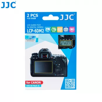 JJC 2x LCD Screen Protector + Top LCD Protector do Canon 6D Mark II