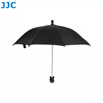JJC CU-XLM2 Parasol przeciwdeszczowy do aparatu z mocowaniem na stopkę i gwintem 1/4 inch do lustrzanek, bezlusterkowców i kamer