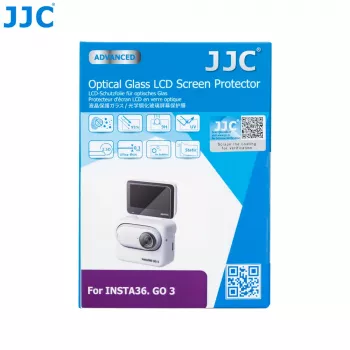 Zestaw ochronny JJC GSP-GO3 ze szkła hartowanego na ekran i obiektyw do Insta360 GO 3