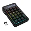 Redragon Cove K733-RGB-WL 60% Tri-Mode Mechaniczna Klawiatura, Hot-Swappable, RGB, Czarny