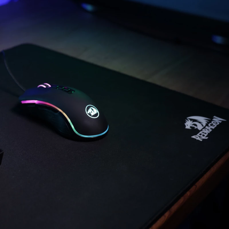 Podkładka pod mysz gamingowa Redragon P032 FLICK XL - Średnia, Czarna, Mikropleciona