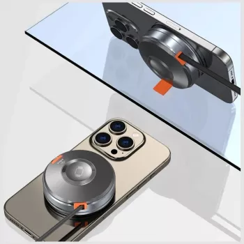 AWEI W27 3-w-1 Stacja Ładowania Bezprzewodowego 15W Szybkie Ładowanie z Kablem USB-C Czarny