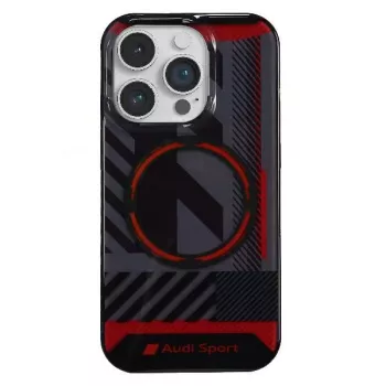 Audi IML Sport MagSafe Case do iPhone 14 Pro 6.1 Czarny Hardcase